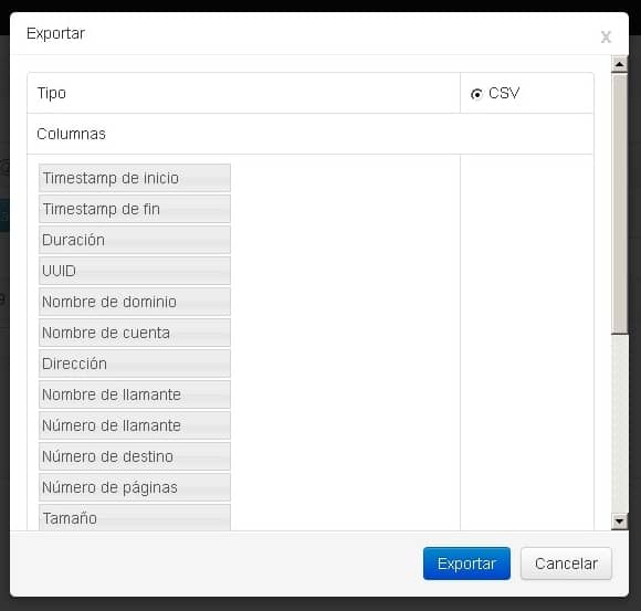 exportar informe faxtomail virtualtwin