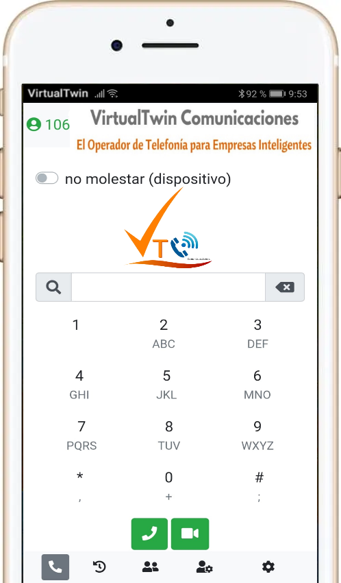 Softphone virtualtwin app telefonia ip movil